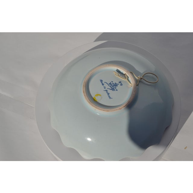 Delft Blue and White Plate for Wall For Sale In Columbia, SC - Image 6 of 8