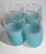 Turquoise Blendo Glasses - Set of Four For Sale - Image 6 of 9