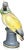 Early 20th Century Porcelain Life-Size Parrot Figures on Pedestals, by Karl Ens, a Pair For Sale - Image 4 of 12
