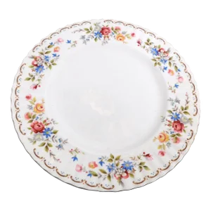 1980s Royal Albert Dinner Plate in Jubilee Rose