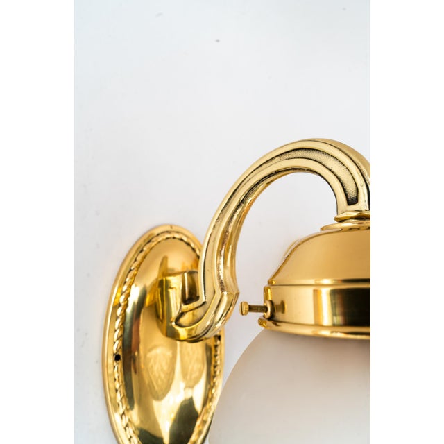 Antique Wall Lamps with Cut Glass Shades, 1890s, Set of 2 For Sale - Image 11 of 18