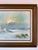 Blue Vintage Remington Coastal Seascape Oil on Canvas Painting – Framed For Sale - Image 8 of 11