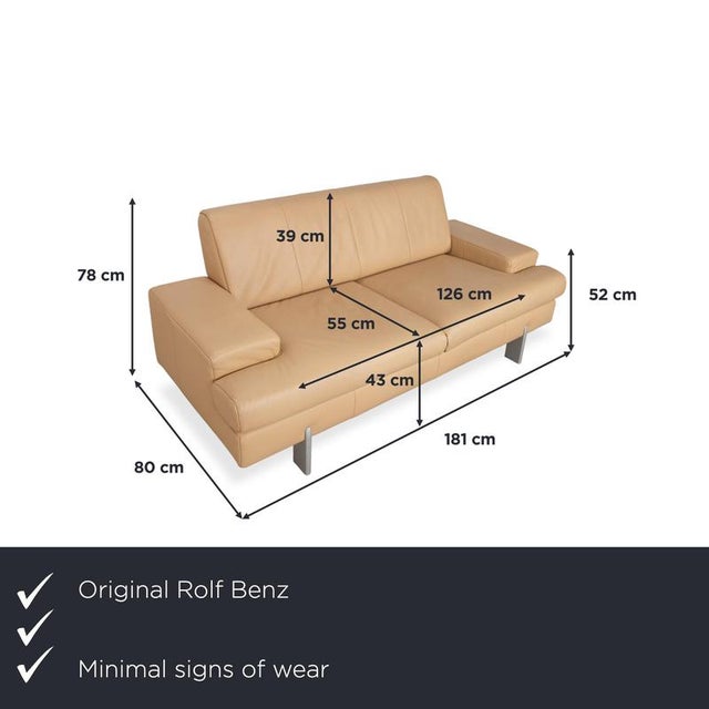 with this Rolf Benz AK 644, you bring a true piece of design history into your living room, radiating a wonderful sense of...