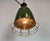 Industrial Green Enamel Cage Pendant Lamp from Philips, 1960s For Sale - Image 11 of 16