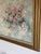 Large Signed Pink Rose Floral Painting in Ornate Gilt Frame, 2003 For Sale - Image 4 of 8