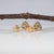 Blue 1Ct Montana Sapphire Earrings With Earth-Mined Diamond Accents: Solid 14k Gold For Sale - Image 8 of 8