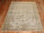 A small room size 1st quarter of the 20th century Persian Kashan Rug in beige, taupe, brown and hints of light blue. 7'5''...