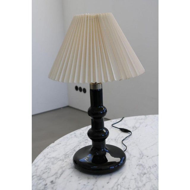 Black Mandarin Table Lamp by Hsin Lung Lin for Holmegaard For Sale - Image 8 of 9