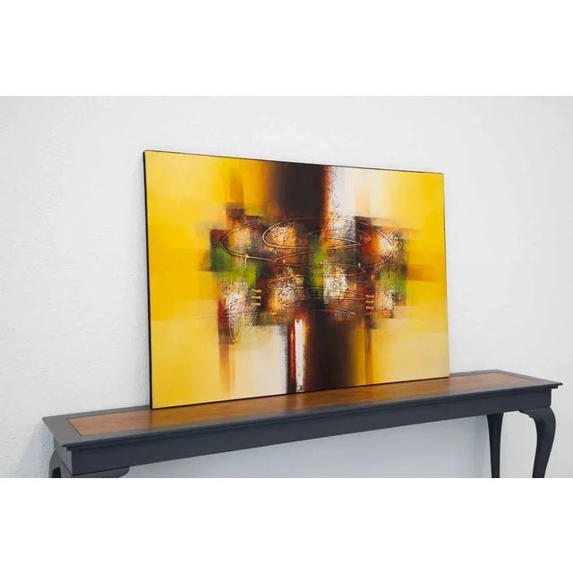 Abstract Composition, Acrylic on Canvas, 2000, in Flawless conditions. Designed from 2000