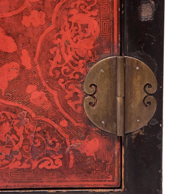 Finely Lacquered Chinese Chest, C. 1850 For Sale - Image 9 of 12