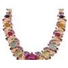 Bochic "Capri" Vintage Red Ruby & Yellow Sapphire Necklace Set in 18K & Silver For Sale - Image 16 of 18