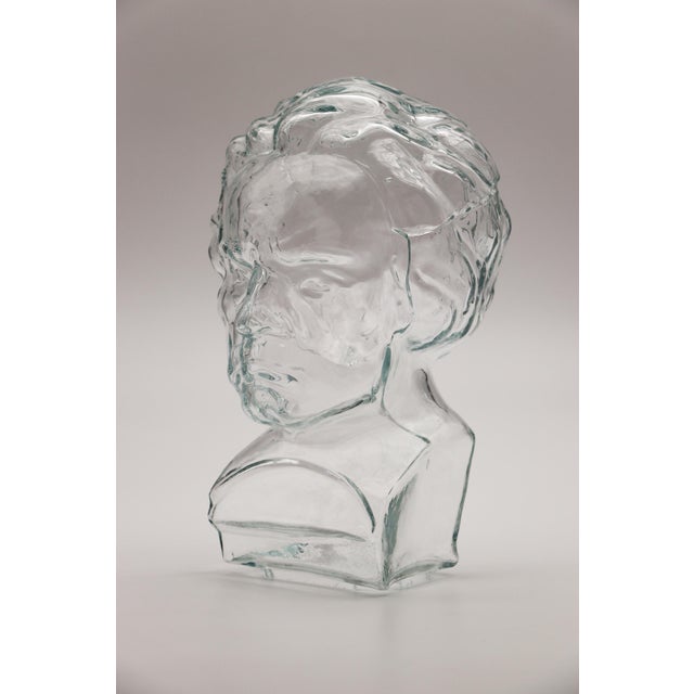 Beethoven Glass Head by Ingrid Glass, 1970, Germany For Sale - Image 6 of 12