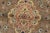 Textile Kashan Rug 3’5” X 4’9” Brown Wool Vintage Traditional Hand-Knotted Carpet For Sale - Image 7 of 12
