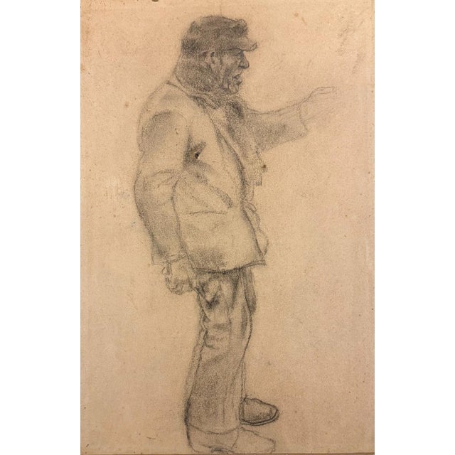 Heinrich Pforr (1880-1970), Just Fürstenheiner, undated, lead/paper, approx. 45×30 cm. Heinrich Pforr is considered one of...