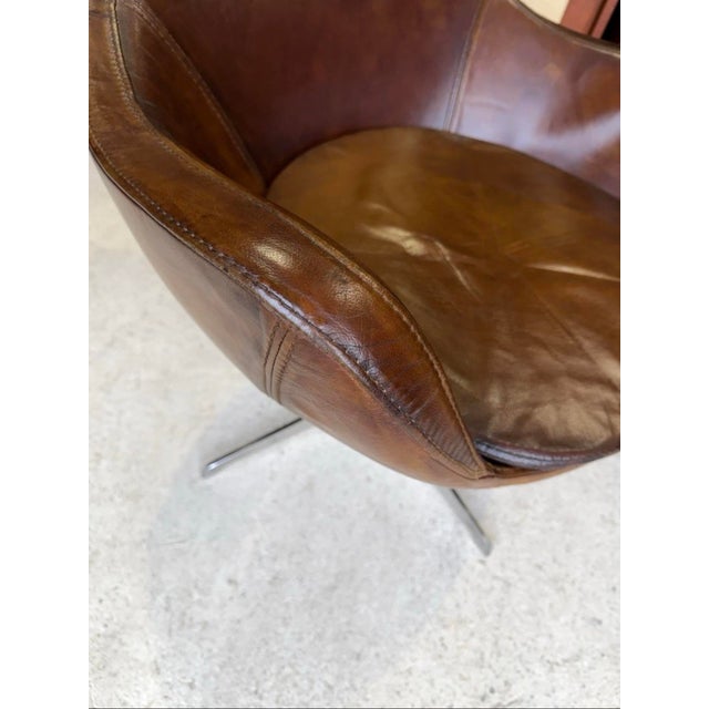 Mid-Century Modern Spanish Swivel Lounge Chair by Grassoler Rosetta, 1970s For Sale - Image 14 of 18