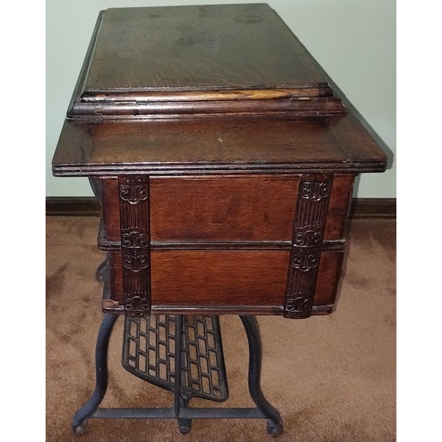 Mid 19th Century Wheeler & Wilson Sewing Machine Table For Sale - Image 12 of 18
