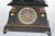 Black French Bronze and Marble Egyptian Inspired Clockset For Sale - Image 8 of 11