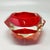 Vintage Red and Yellow Ashtray by Flavio Poli for Seguso, 1960s For Sale - Image 7 of 7