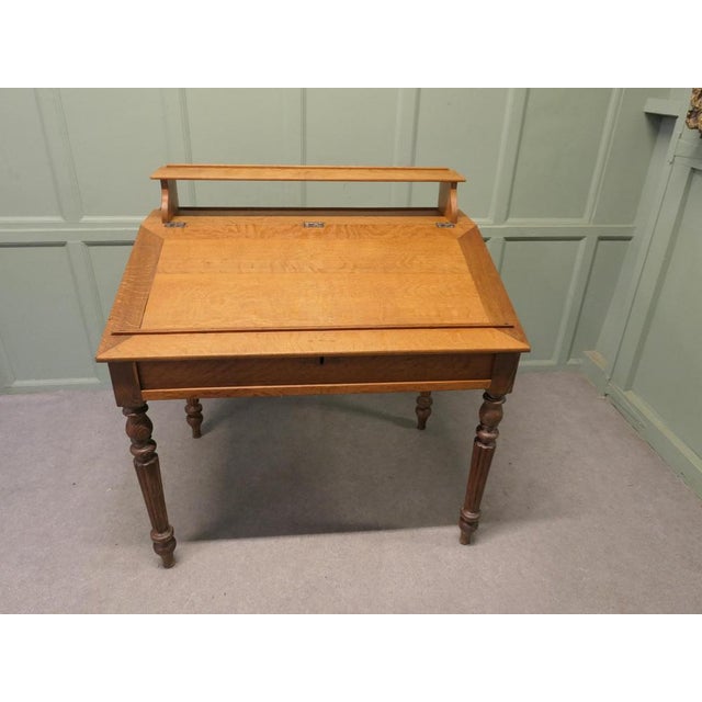 Wood French Oak Greeting Station, 1880 For Sale - Image 7 of 8