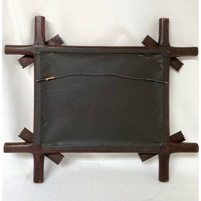 Brown Antique Victorian Wood Frame For Sale - Image 8 of 9