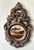 French Vintage Venetian Gilded Mirror – Ornate Italian Tole Carved Frame, Petite Accent Mirror For Sale - Image 3 of 8