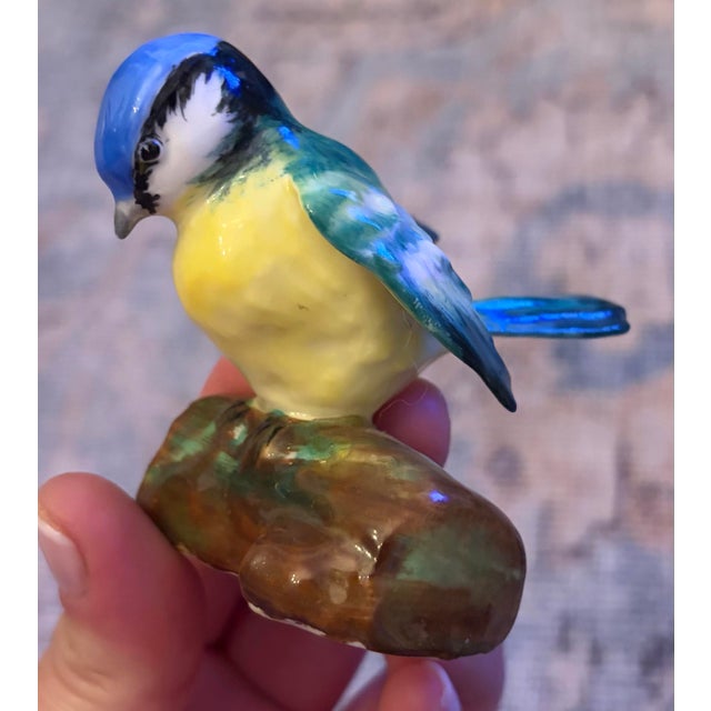 Designed by Arthur Gredington for Beswick Staffordshire this is the “Blue Tit” ceramic figurine. In excellent condition,...