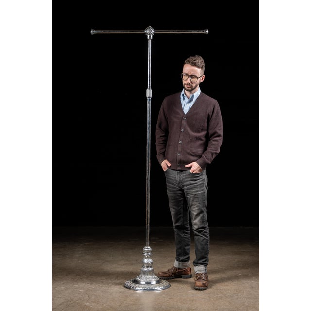 c. 1930s; (likely) American Fixture Co. - St. Louis, MO Vintage department store adjustable clothing rack. This piece,...