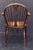 Early 19th Century English Windsor Armchair of Ash and Elm With Captain's Wheel Back For Sale - Image 5 of 9
