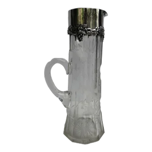 Antique Claret Sherry Brandy Pitcher Circa 1905