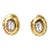 1980s Kalinger Paris Gold Crystal Statement Earrings - 2 Pieces For Sale