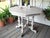 White Antique Gründerzeit Dining Table in Wood, Germany, 1900 For Sale - Image 8 of 9