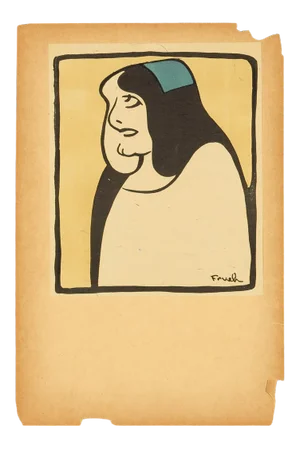Julia Marlowe From Stage Folk by Alfred J. Frueh Circa 1922