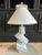 1970’s Vintage Zig Zag Plaster Table Lamp by Ziggaraut For Sale In Los Angeles - Image 6 of 13