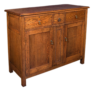 Antique Dining Cabinet, English Oak, Sideboard, Drinks Cupboard, Edwardian, 1910