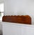 Handcrafted Scalloped Wooden Shelf With Bow Brackets For Sale - Image 6 of 11