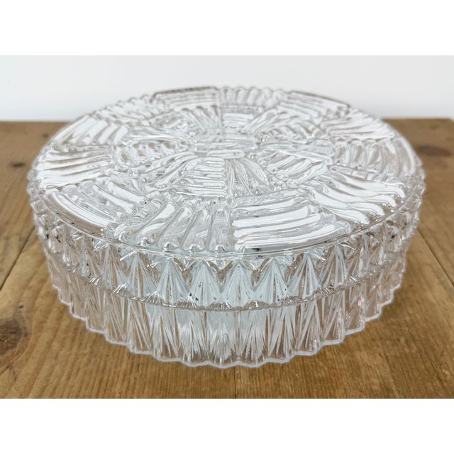 Industrial Vintage Glass Wall Light, 1970s For Sale - Image 3 of 17