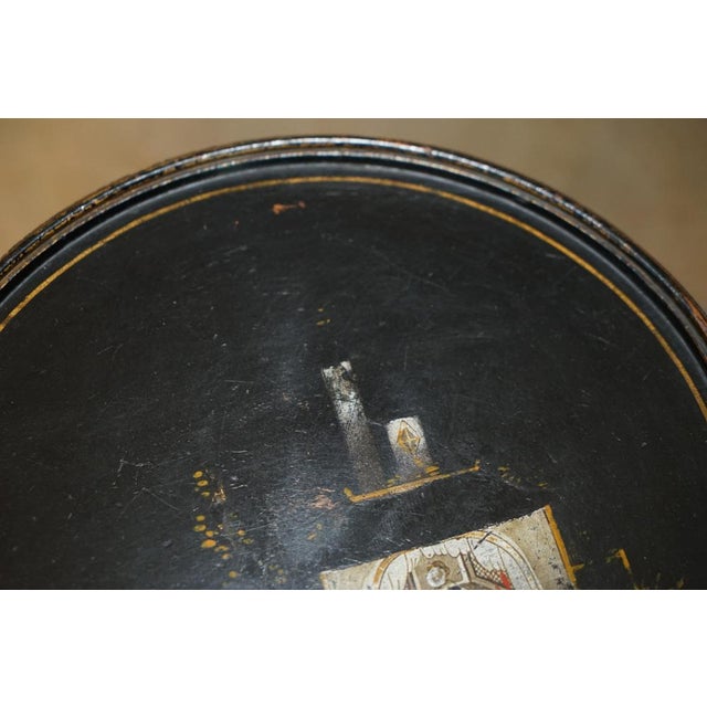 Antique Victorian Chinese Chinoiserie Lacquered Table, 1880 For Sale - Image 14 of 17