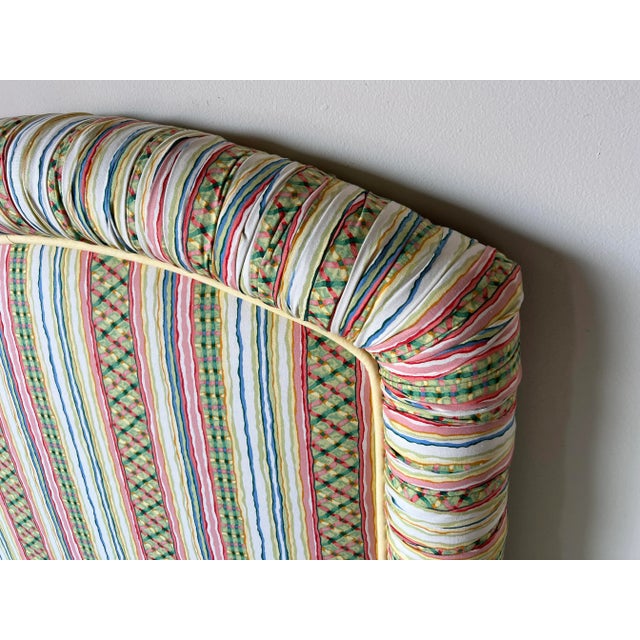 80's Postmodern Colorful Upholstered Twin Headboards a Pair Chairish