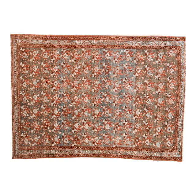 Vintage Distressed Malayer Rug - 4'4" x 6' For Sale