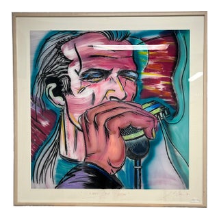 Adam Stone “Sweet Lou’s Passion” — Original Acrylic on Plexi, 1995 For Sale