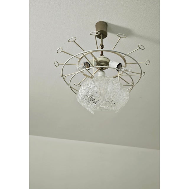 Vintage Italian Murano Glass Pendant Light by Gino Vistosi, 1960s For Sale - Image 4 of 18