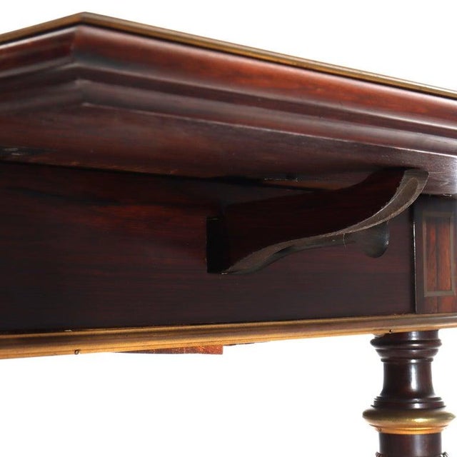 Linke Attr. Louis XVI Rosewood Ormolu Lady's Drop-Leaf Desk 19thC For Sale - Image 9 of 18