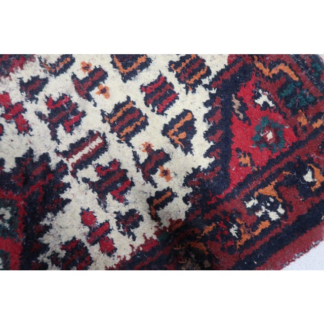 Traditional 1970s, Handmade Vintage Persian Hamadan Rug 2' X 4' For Sale - Image 3 of 11