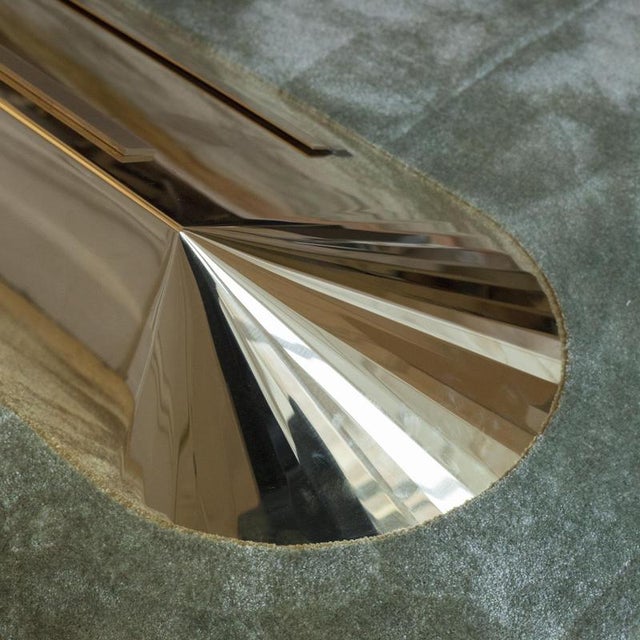 Seashell Shelf in Brass by Julien Vidame For Sale - Image 6 of 7