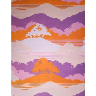 Mid-Century Fabric Hills of Home Curtain by Jack Lenor Larsen, 1971 For Sale