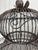 Metal Late 20th Century Architectural Birdcage on Stand, 60"h For Sale - Image 7 of 8