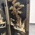 Chinoiserie Black Lacquer Four-Panel Folding Screen, Vintage For Sale - Image 10 of 12
