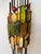 Hammered Glass Wrought Iron Sconces by Longobard, Italy, 1970s, Set of 3 For Sale - Image 6 of 14