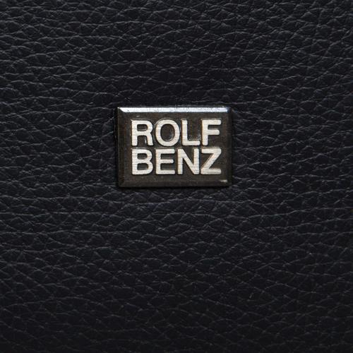 Black Leather Ego Armchair with Manual Function from Rolf Benz For Sale - Image 10 of 15