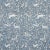 Sample- Schumacher Khan'S Park Fabric in Chambray For Sale